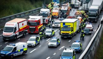 Lkw-Fahrer aus Nordrhein-Westfalen landet nach Chaosfahrt in der Psychiatrie