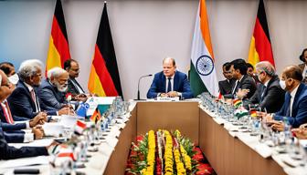 Regierungskonsultationen in Indien: Die Ziele des Kanzlers und der halben Regierung